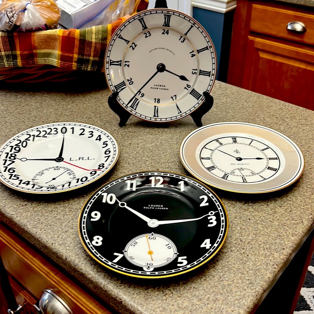 Ralph Lauren designer plates Set a four